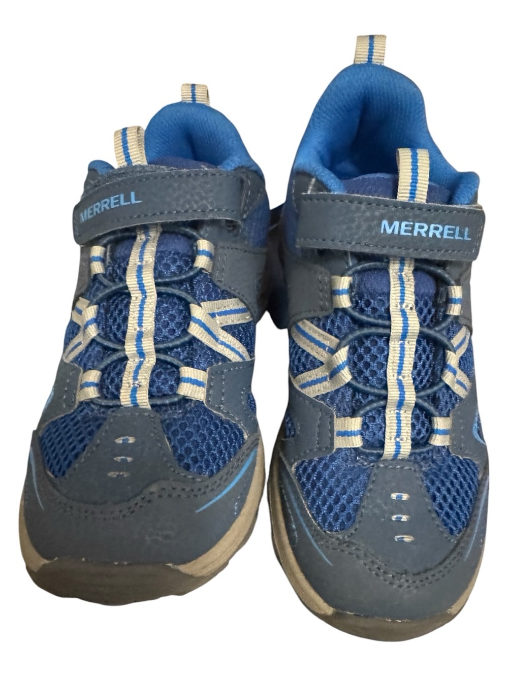 Merrell Trail Chaser Kids Size 2M Blue Hiking Trail Sneakers Shoes